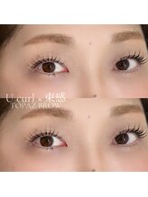 トパーズブロウ 宇都宮竹林店(TOPAZ BROW)/立ち上げカール×束感