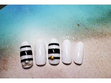 ビューティーアンドライフ オリビア(Beauty&Life Olivia)/ボーダーネイル