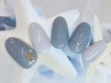 アルセア 上野御徒町店(Alcea)/シェル　ぷくぷくネイル　夏