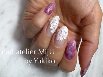 ネイル アトリエ ミジュ(nail atelier MijU)/桜ネイル