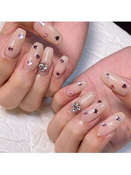 シュシュ(Chou chou)/ハートホロネイル