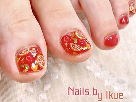 サングリアfoot/夏ネイル