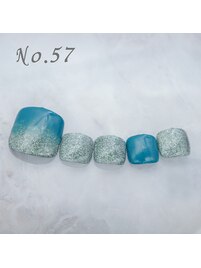 フットネイル：No.57
