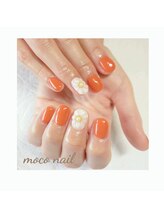 モコネイル(moco nail)/☆ワンカラー2本アート☆