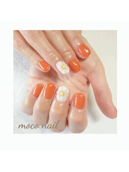 モコネイル(moco nail)/☆ワンカラー2本アート☆