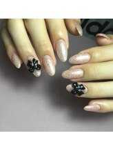 アイ アンド ネイル(Eye＆Nail Day)/ワンカラー×大きめパーツ追加☆