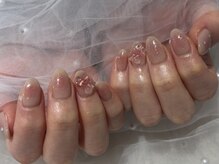 シェルネイル(SHELL NAIL)/リボン/チーク/staff:Noa