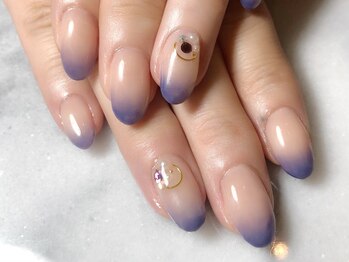 ネイルアトリエ フロラシオン/２色グラデーションネイル1