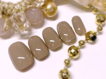 ネイルアンドアイラッシュ ブレス エスパル山形本店(BLESS)/ゴールドの囲みミラー☆