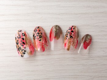 ポルタジョーイエ(Portagioie)/ワンポイントレオパードネイル