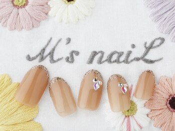 エムズネイル(M's naiL)の写真/200色以上の中から選べる豊富なカラーバリエーション◎シンプル系～トレンド系までアートもお任せ下さい♪