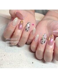 ヒョウ柄×ニュアンス