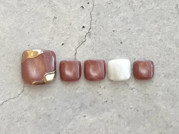 【シンプル◎フットネイル】