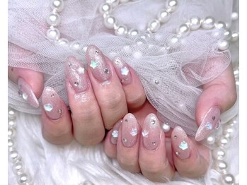 アリーズ(Allies)/星ネイル ピンクラメ