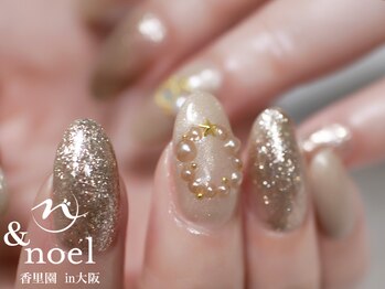 ノエル(Noel)/クリスマスリースネイル