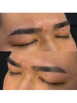 メンズ眉毛サロンラボ 渋谷店/最も人気!長めのストレート