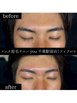 ユー 千葉駅前店(you)/メンズ眉毛/メンズ眉/千葉駅