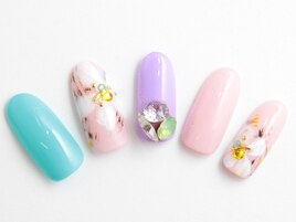 【再来】デザインネイル￥13980