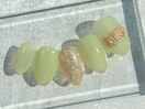 春色新緑ラメマグネイル