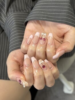 オパール(O'pearl)/さくらんぼネイル