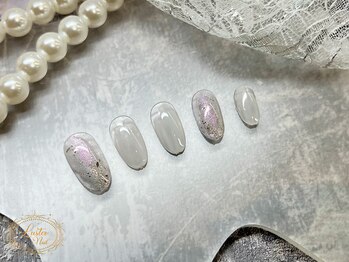 ラスターネイル(Luster nail)/オーロラミラーネイル☆