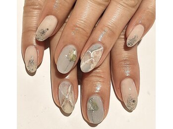 カラン 焼津店(CALIN)/大理石ネイル