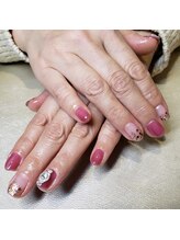 ウープスネイル 盛岡カワトク店(OopsNAIL)/ワンカラー／デザイン5本