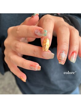 コロレ(colore')/Check nail