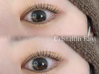 クリスタランイースト(Cristallin East)の写真/【ラッシュリフト☆次世代まつ毛パーマ】綺麗な自まつ毛をしっかりキープ！メイクの時短にも◎