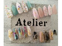 アトリエネイル(Atelier Nail)/【Maki限定】アート定額ネイル