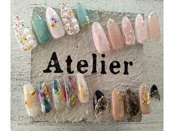 アトリエネイル(Atelier Nail)/【Maki限定】アート定額ネイル