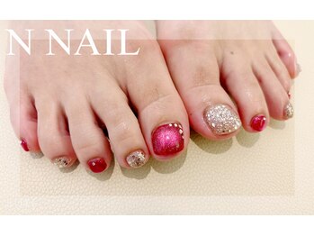 エヌ ネイル(N NAIL)の写真/サンダルの季節にフットネイルで輝く足元へ！定額デザイン豊富で自信◎