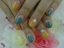 秋カラーシンプルフレンチ☆