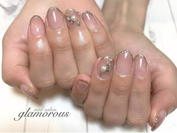 ネイルグラマラス 西新井店/《パラジェル》上品グラデ