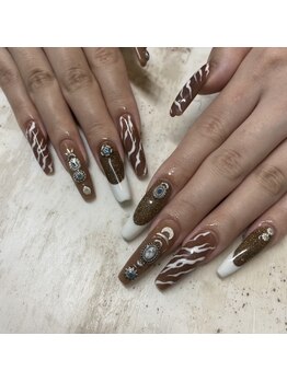 ラウンジ渋谷 本店(RounGe SHIBUYA)/【スカルプ】アニマル柄