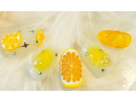 フルーツネイル　レモンデザイン