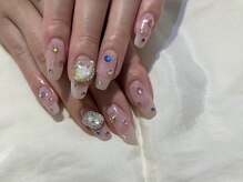 ネイルズ ララ(nails Lala)/宝石ネイル