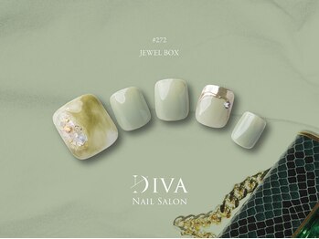 ネイルサロン ディーバ 奈良香芝店(Diva)/FootデザインSelect¥7,810
