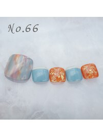 フットネイル：No.66