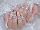 pink lace design