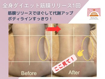 アマテ(Amate)/筋膜リリースでくびれ復活★
