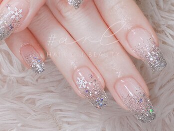 クリスマスデザインネイル