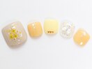 おすすめ春FOOTネイル【11】