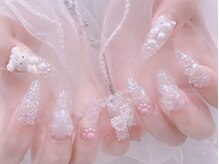 シンデレラネイル(CINDERELLA NAIL)/【チップ長さだしネイル】
