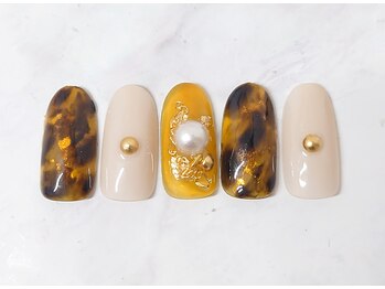 ネイルプラータ(Nail Plata)/べっ甲ネイル 【8780】