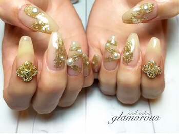 ネイルグラマラス 西新井店/《パラジェル》ミラーニュアンス