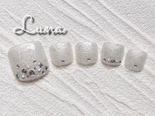 ネイルアンドまつ毛エクステ ルーナ イオンモール東久留米店/フット定額10500円