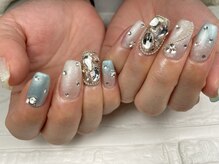 ネイルサロン ジュウェル 高原店(Jewel)/パールカラー、ストーン冬ネイル