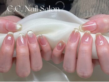 シーシーネイルサロン 池袋(C.C.Nail salon)/チークマグネットネイル