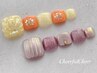 定額フットネイル★親指アート＋シンプル